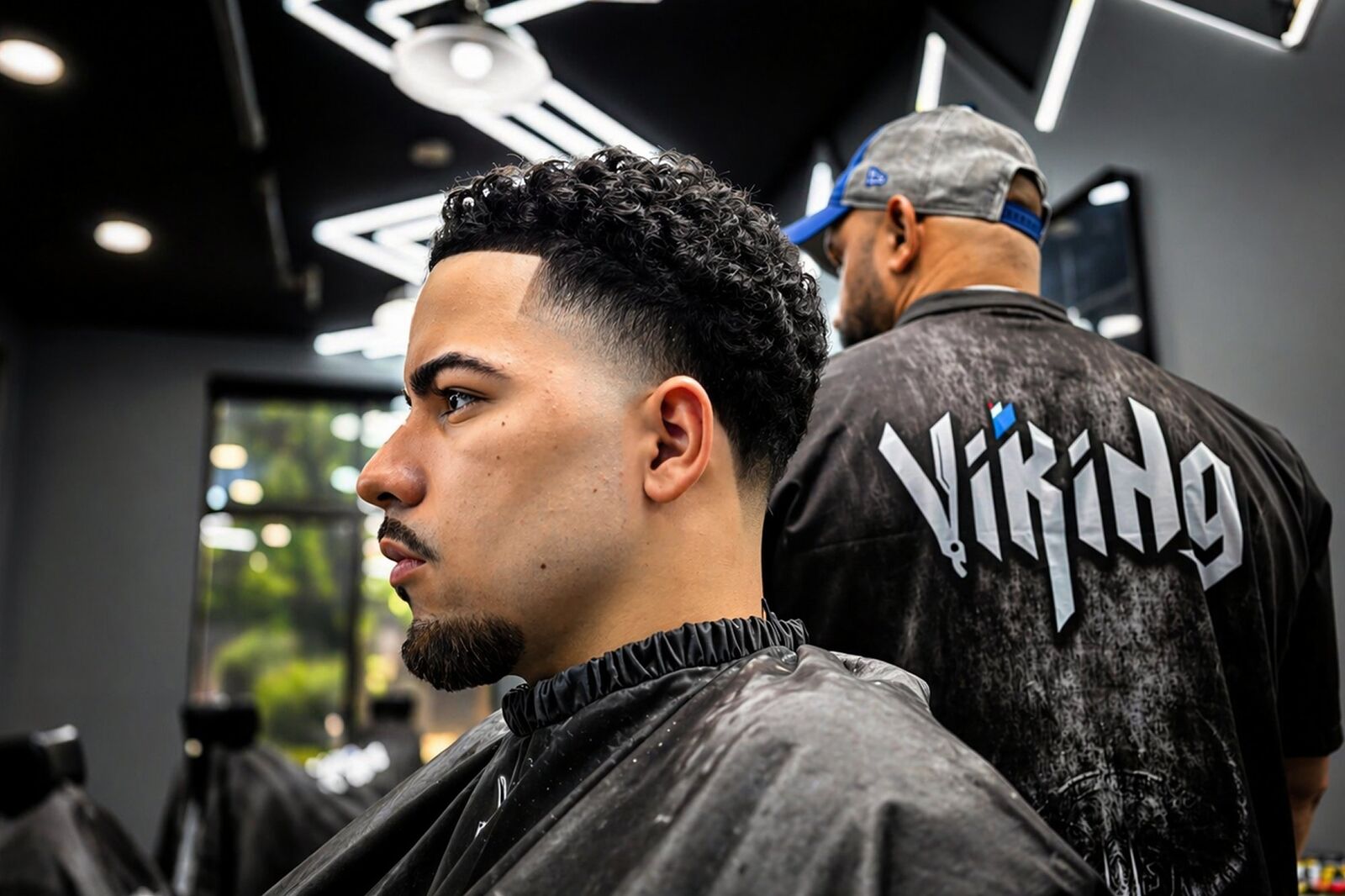 Beard trim at Viking Barber Studio, an Uptown Charlotte barbershop